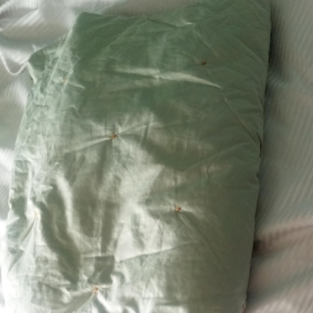 Green Quilted Blanket